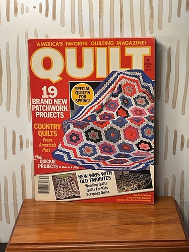 Vintage quilt magazine spring - vintage,