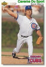 549 DAVE SMITH CHICAGO CUBS  BASEBALL CARD UPPER DECK 1992