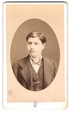 Photo F. Trottier & Cie, Clermont-Ferrand, 12, Place Delille, 12, Brustportrait 