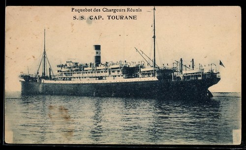 Carte postale paquebot des - paquebot,