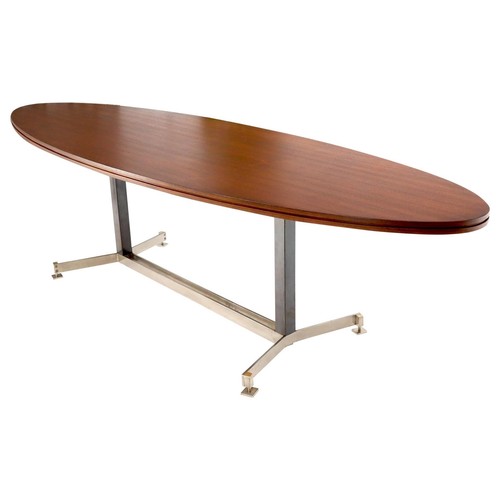 Extra long oval dark - extra, walnut