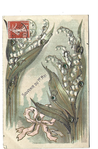 Illustration muguet paillettes - illustration,
