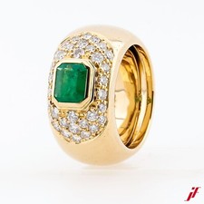 Bague 750/18K Or Jaune 1,4 Ct