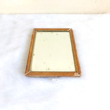 Vintage Ancien Verre Miroir en