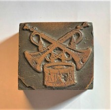 Ancien tampon militaire en en