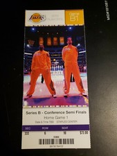 2012 Lakers Playoff Semifinals unused Ticket Kobe Bryant Paul Gasol