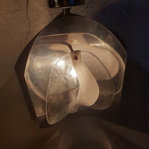 Lustre mazzega chrome verre - verre, de