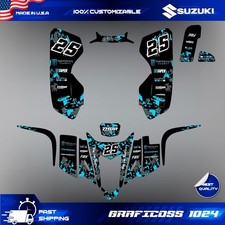 LTZ 400 suzuki wrap graphics stickers kit decals atv quad 2003 - 2008