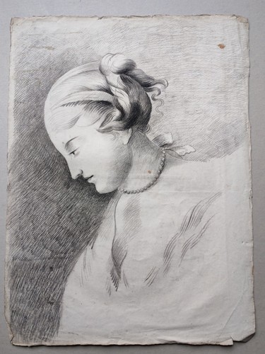 Dessin ancien étude - -,