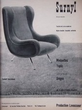 PUBLICITÉ PRESSE 1958 SURNYL TEXTILES NYLON MOQUETTES TAPIS SIÈGES - ADVERTISING