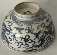 Bol chinois porcelaine bleu