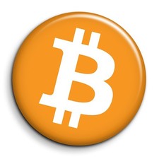 Btc bitcoin badge 38mm - bitcoin,