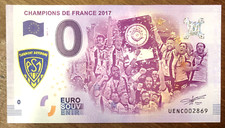 2017 RUGBY CHAMPIONS BLASON BILLET EURO SOUVENIR BANKNOTE BANCONOTA PAPER MONEY
