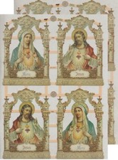 Chromo EF Découpis Religieux 7366 Decoupage Collage Carterie