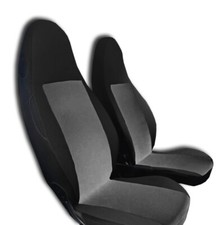 Course Set Noir Gris Siège Avant Housses Brabus Smart Fortwo Roadster Crossblade