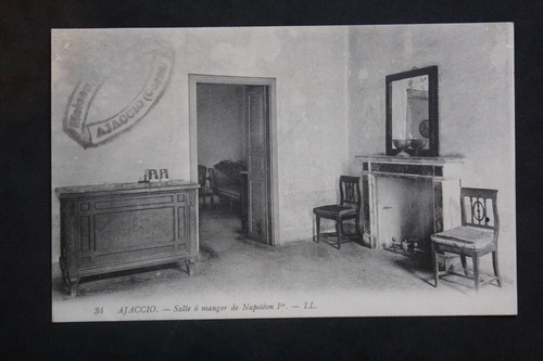 Carte postale ancienne - carte, ajaccio