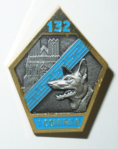 Insigne 132 groupe cynophile - 132°,