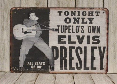 Elvis presley tin sign - elvis,