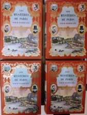 Eugène Sue Les Mystères de Paris 4 Volumes  -tomes N° 2-3-4-5