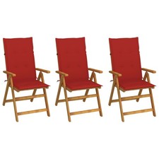 Lot de 4 Chaises Inclinables