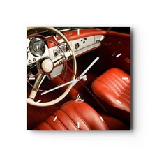 Horloge murale en verre