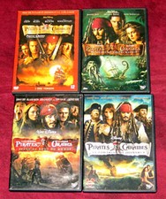 DVD. Pirates des Caraïbes 1 2 3 4 (/5). 2003 / 2011.