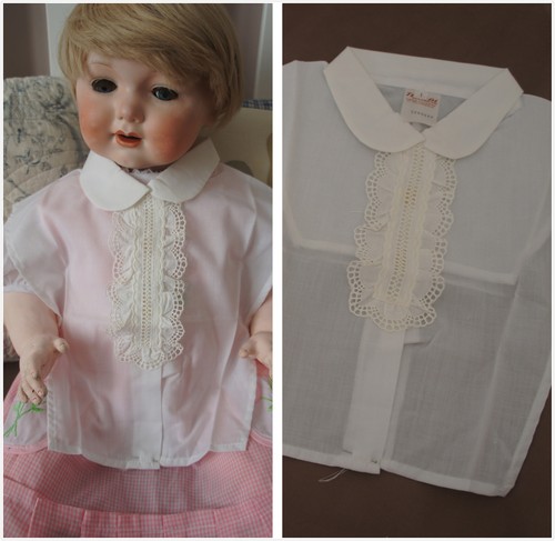 Col plastron ancien - de, bébé