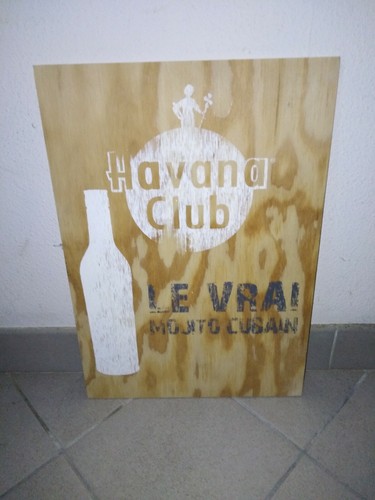 Cadre publicitaire havana club - publicitaire,
