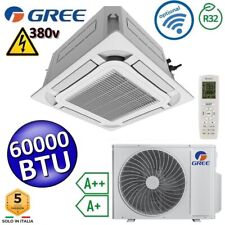 Climatiseur monobloc en cassette Gree 60000 Btu R32 380v - télécommande et pan