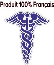 STICKER CADUCÉE INFIRMIERE /