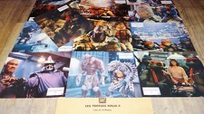 LES TORTUES  NINJA  2 ! Ninja Turtles jeu photos cinema lobby cards fantastique 