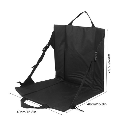 Chaise pliante noir - 1,