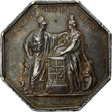 France, Jeton, Banque de France, An VIII, Dumarest, SUP, Argent
