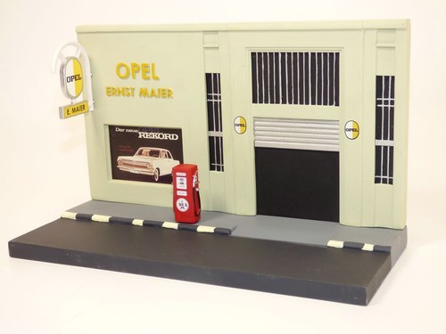 Diorama garage opel ernst - opel,