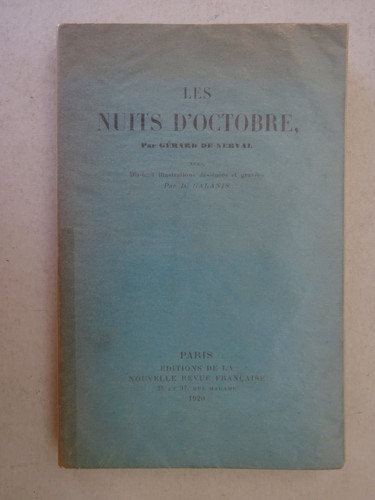Nerval les nuits - nerval,