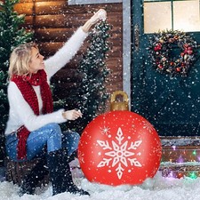  Boules De Noel Deco Ballon Gonflable Noël Décorations Gonflables