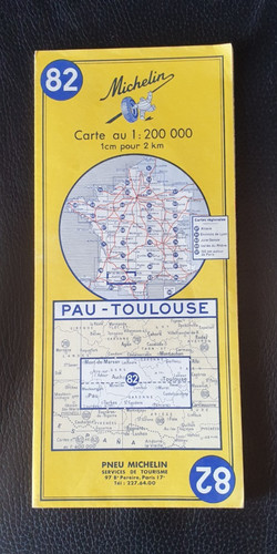 Ancienne carte michelin 82 - michelin, n°82