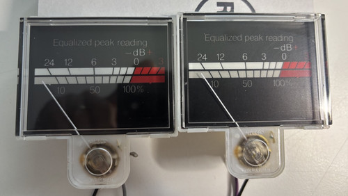 Tandberg td20a meters - td20a,