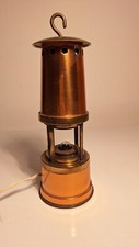 Lampe de mineur électrique en cuivre
