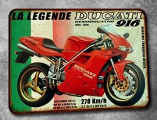 plaque métal vintage Ducati