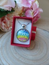 Collier Femme Pendentif Nature Design Moderne et Coloré - Bijoux des Lys