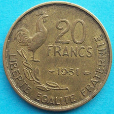 PIÈCE DE MONNAIE 20 FRANCS
