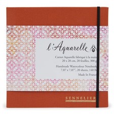 Carnet - Aquarelle - 20x20cm -