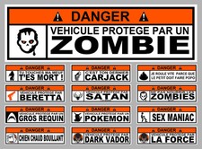 DANGER GAG FUN DRIFT BOMB TUNING JDM 150mmX43mm AUTOCOLLANT STICKER (DA063>75)