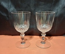 lot de 2 verres ancien  cristal baccarat 12,4 cm catalogue 1907
