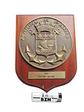 MARINE à PARIS   / ANCIENNE  TAPE de  BOUCHE MARINE NATIONALE 1985