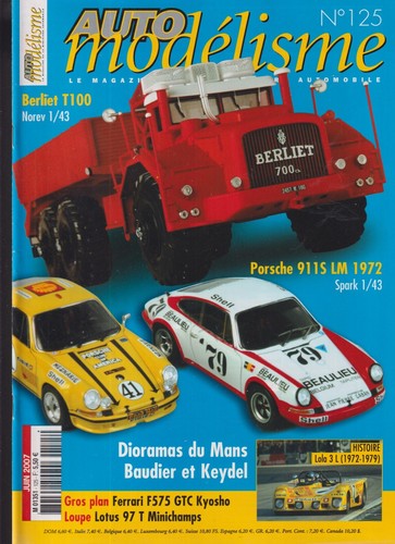 Auto modelisme 125 berliet - auto,