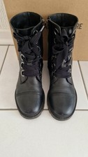 Bottines Zadig & Volaire Joe Ranger en cuir noir semelle crantée 