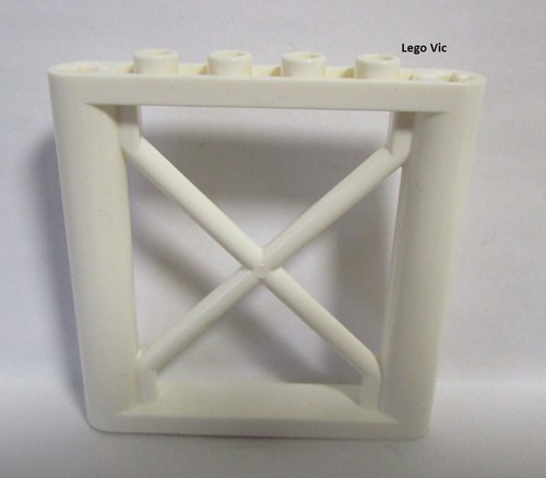 Lego 64448 support 1x6x5 white - support,
