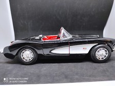 Chevrolet corvette 1958 cabriolet noir Majorette 1/18 voiture américaine